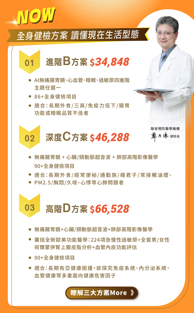 全身健檢，讀懂現在生活型態