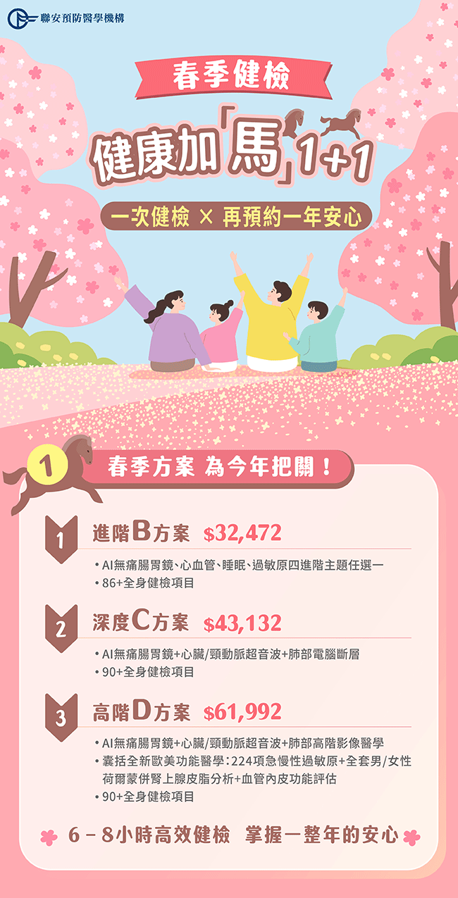 春季健檢方案