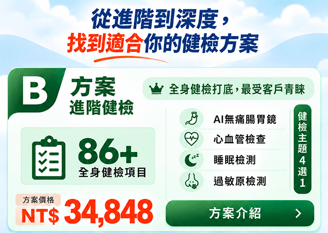 聯安健檢B方案